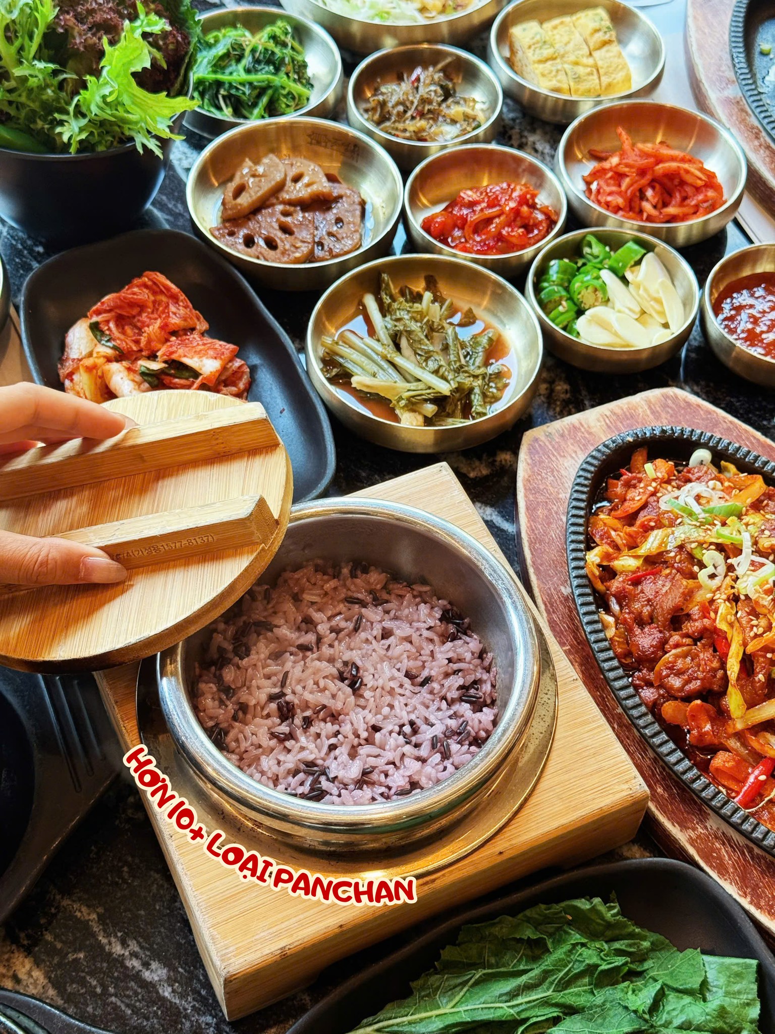 Đa dạng các loại panchan khác nhau