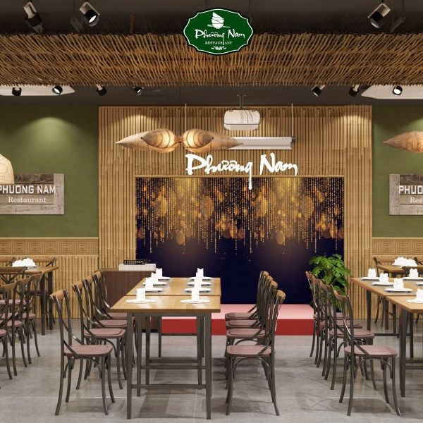 Nội thất nhà hàng Phương Nam