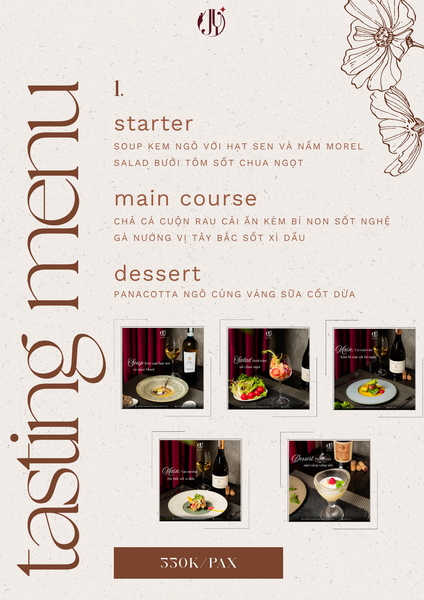 Tasting Menu tại JOY