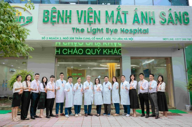 Cổng Bệnh viện Mắt Ánh Sáng