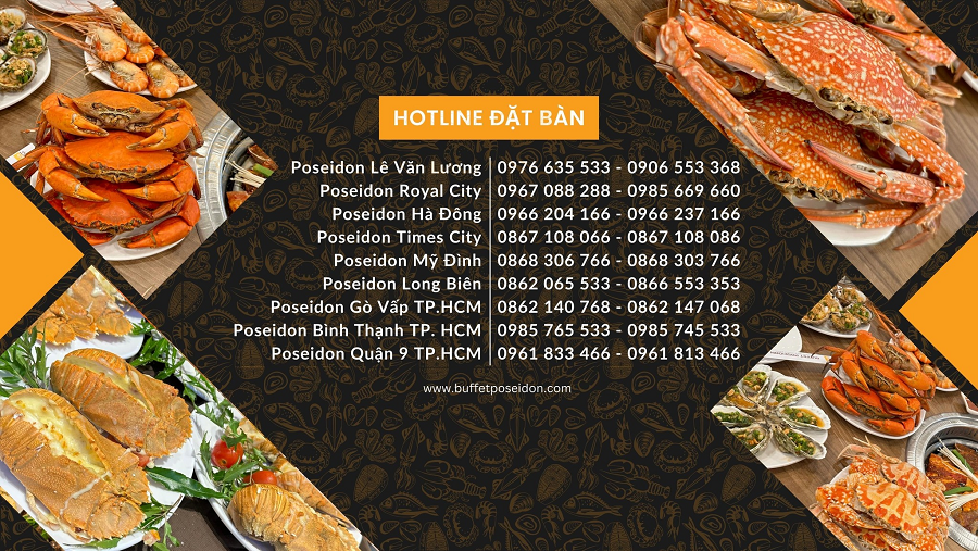 Giá Cả & Chính Sách Buffet Nhà Hàng Poseidon