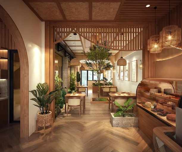 Không gian thiết kế Nhà Hàng Vị An