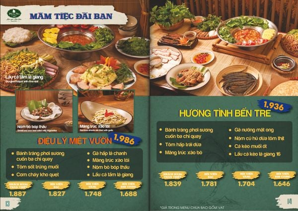 Menu Nhà Hàng Quốc Phương