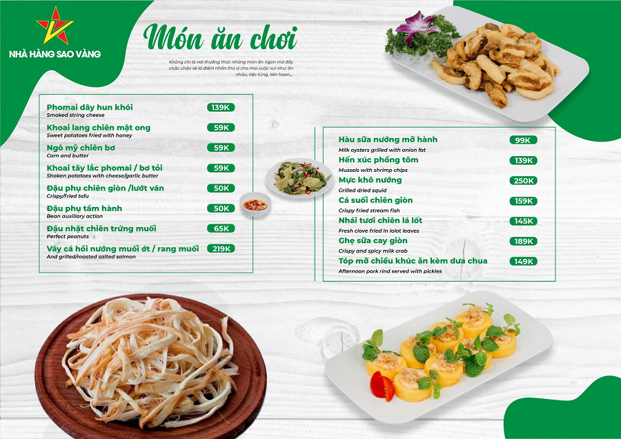 Nhà Hàng Sao Vàng