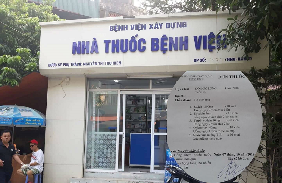 Nhà Thuốc Bệnh viện Xây Dựng