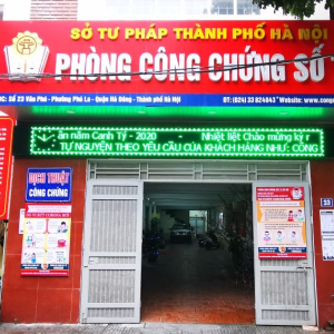 Văn Phòng Công Chứng Hà Đông