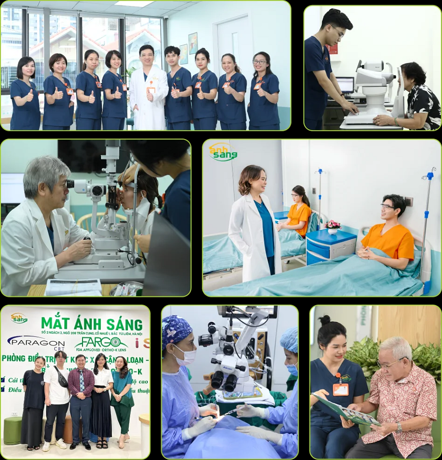 Cơ sở vật chất Bệnh viện Mắt Ánh Sáng