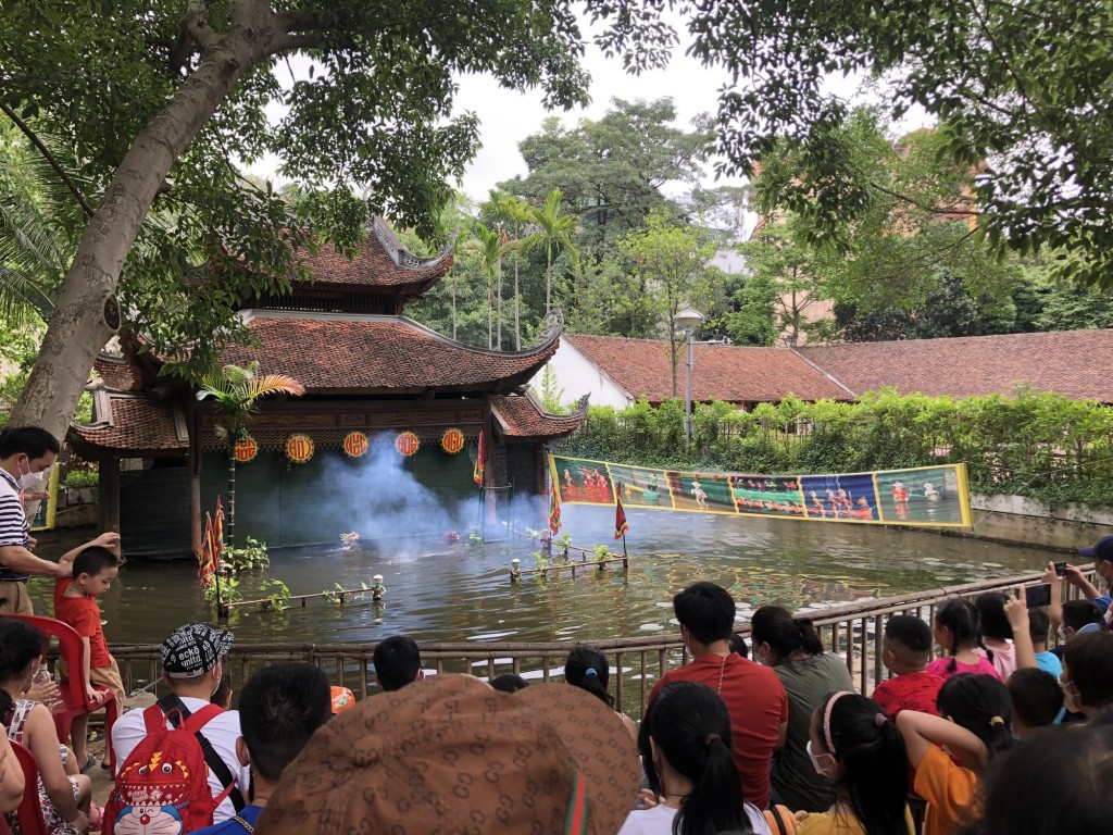 Hoạt động múa rối nước tại Bảo tàng dân tộc học Việt Nam