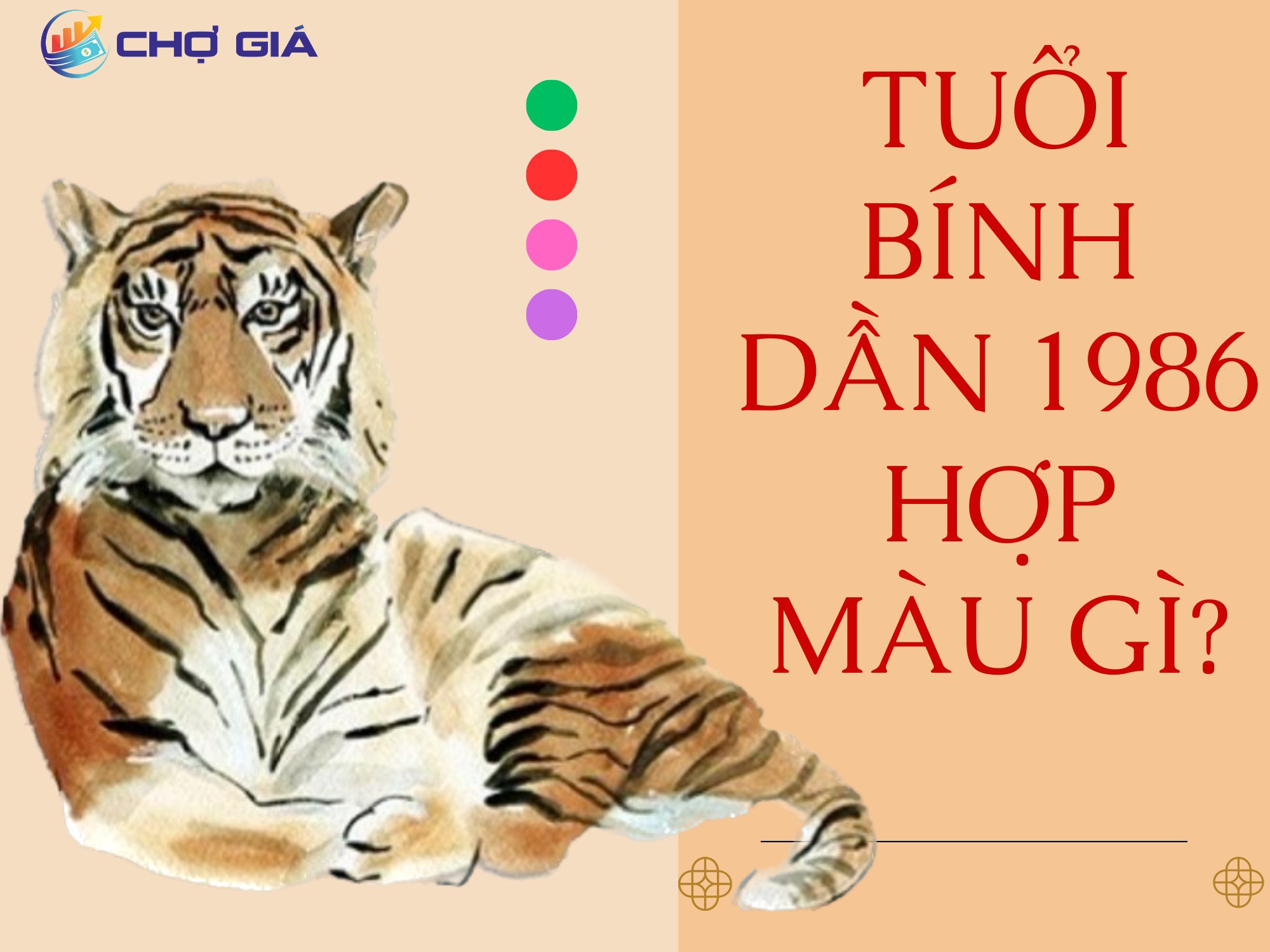 Màu sắc hợp với người sinh năm 1986 Bính Dần