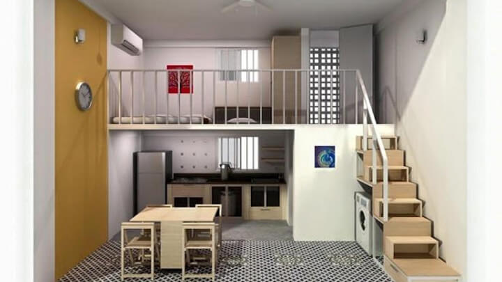 cách sắp xếp nhà trọ gọn gàng