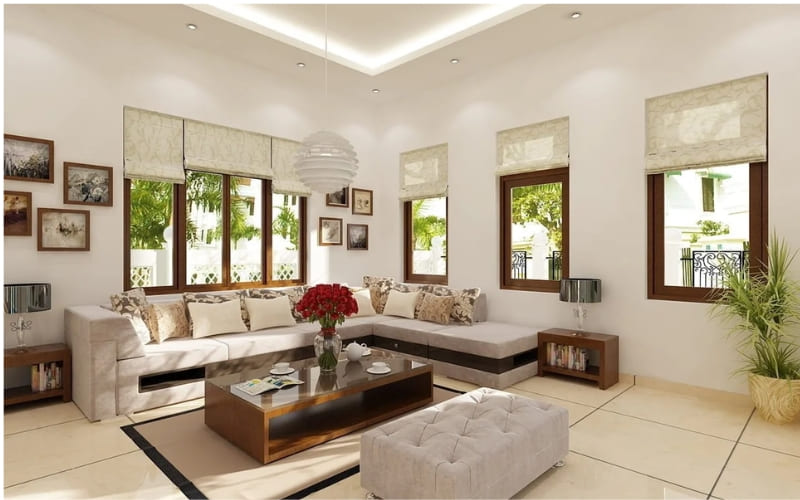 Cách sắp xếp nhà cửa gọn gàng cho phòng khách